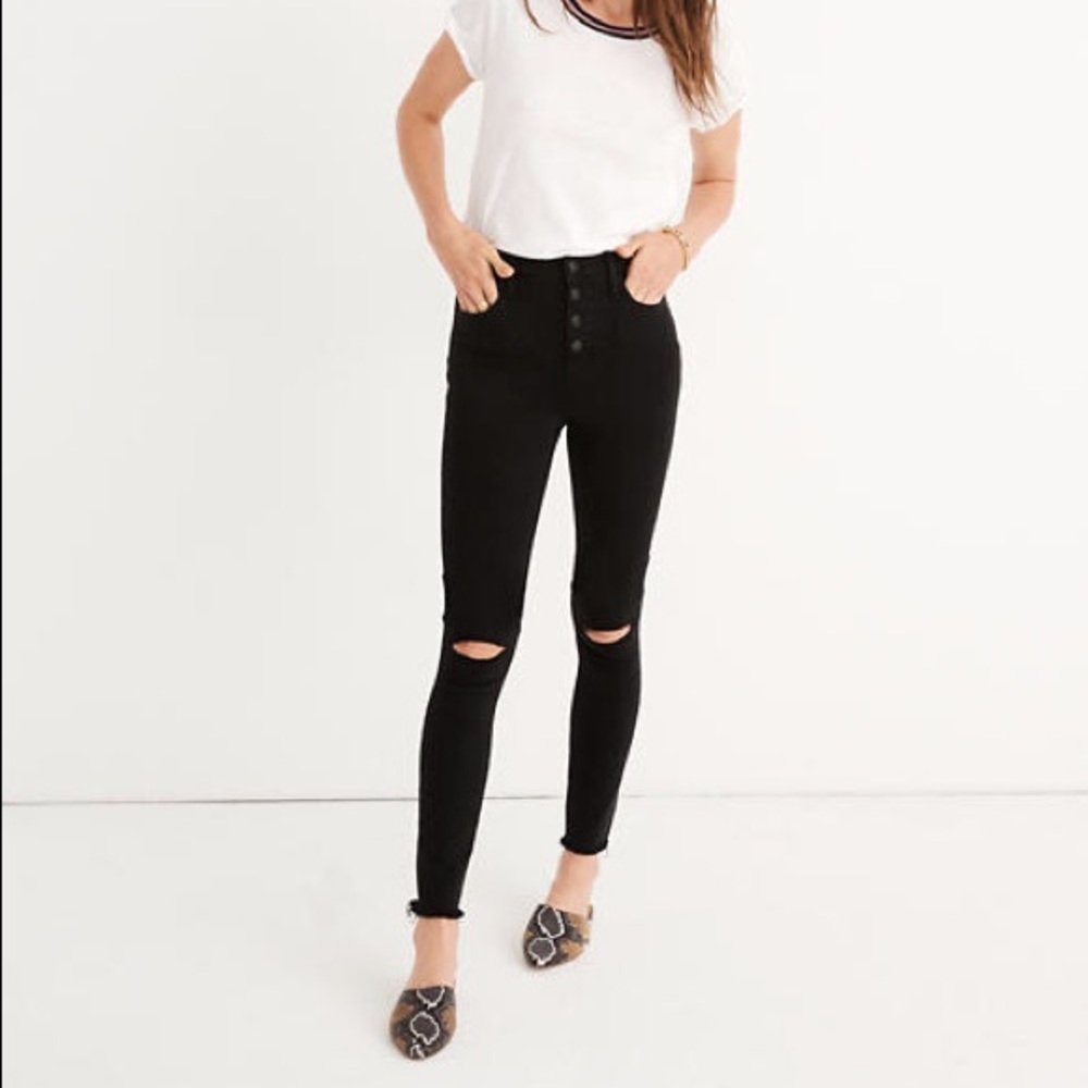 Madewell High rise jeggings tall